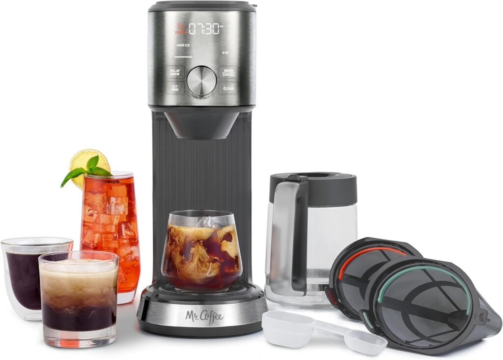 Mr. Coffee Perfect Brew, Intelligent Coffee Maker, Cold Brew Maker  Tea Brewer